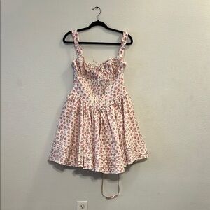 House of CB Floral Pink Dress